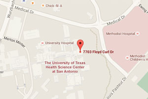 Google Map of the UT Health San Antonio